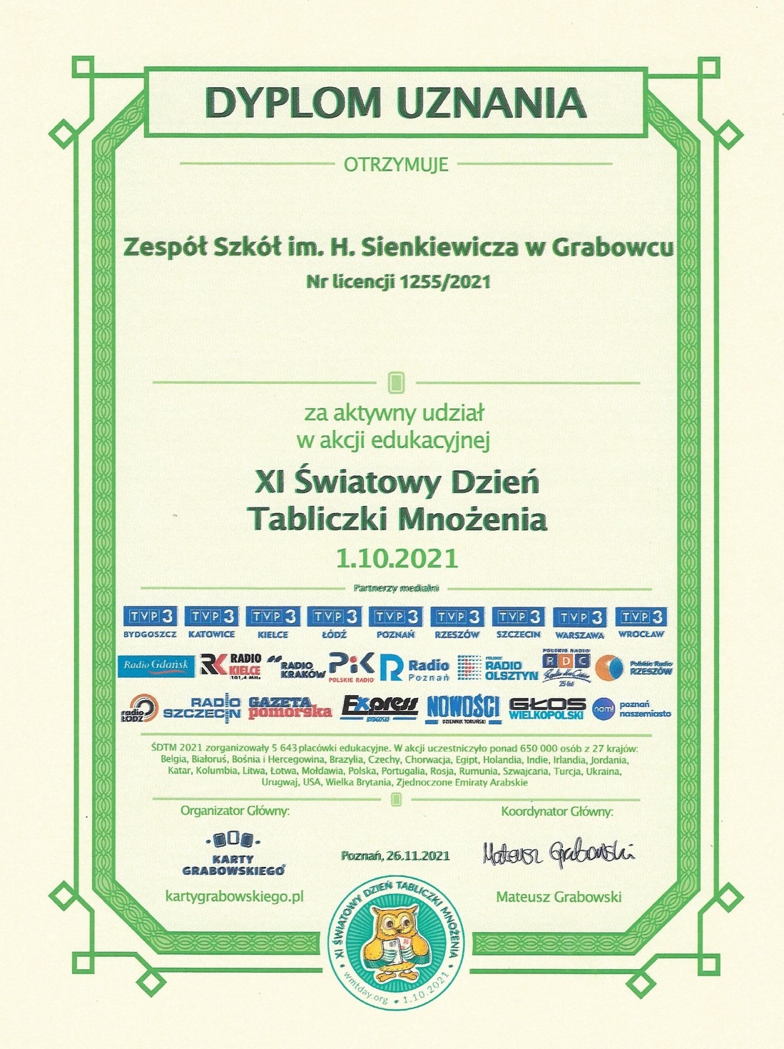 Tabliczka Mnożenia