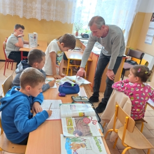Dzieci z oddziału 0 w klasie I
