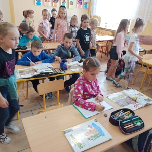 Dzieci z oddziału 0 w klasie I