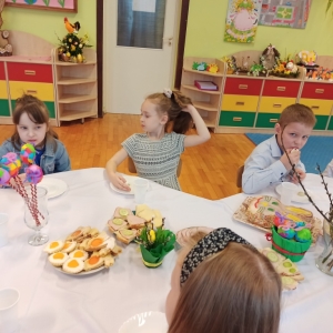 Śniadanie wielkanocne w oddziale 0