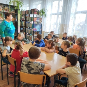 Oddział 0 w bibliotece szkolnej