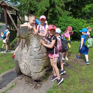 Przedszkolaki z oddziału 0 w zamojskim ZOO