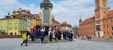 Wycieczka licealistów do Warszawy