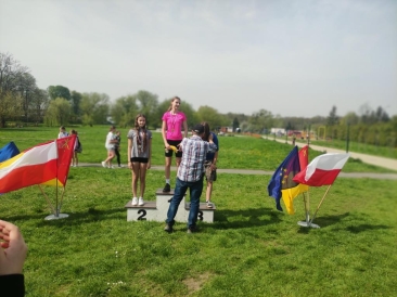 II miejsce w biegach przełajowych